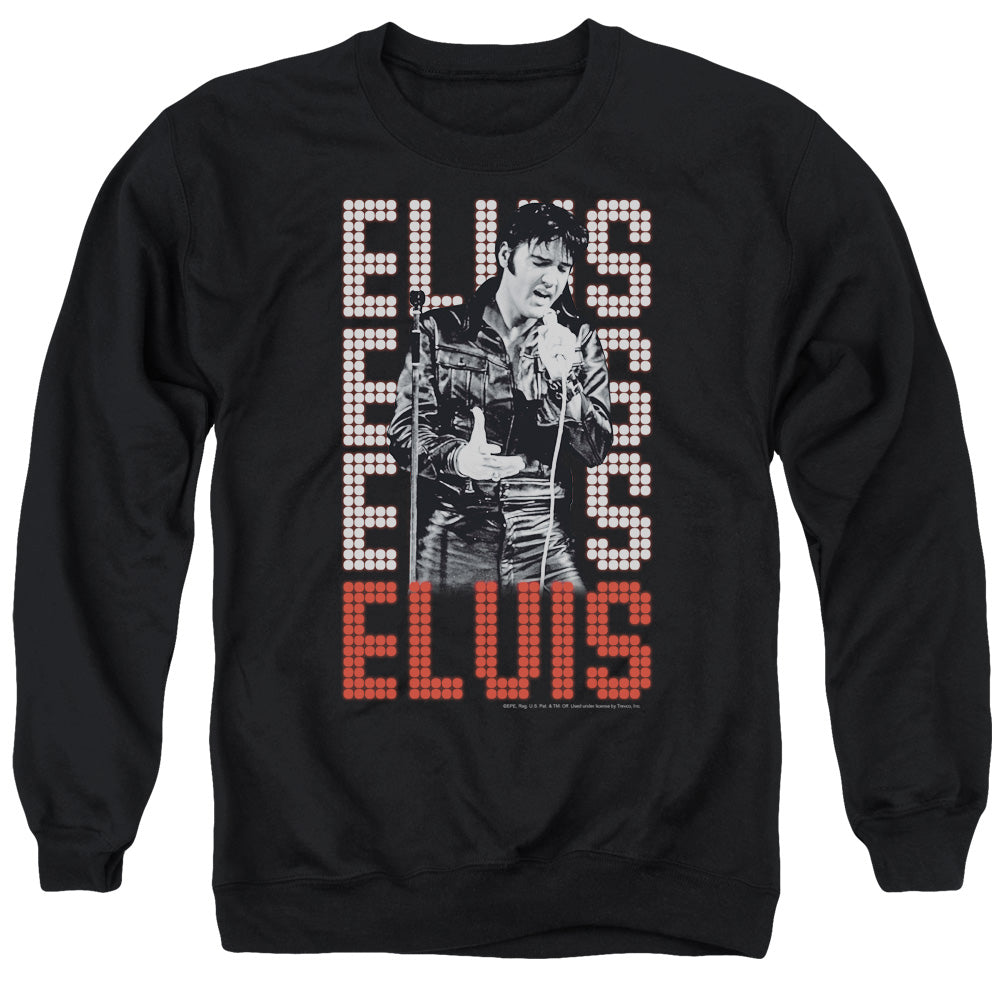 Elvis Presley - 1968 - Adult Crewneck Sweatshirt - Black