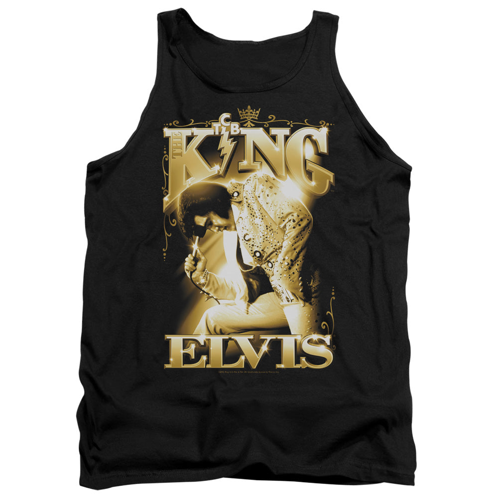 Elvis Presley - The King - Adult Tank - Black
