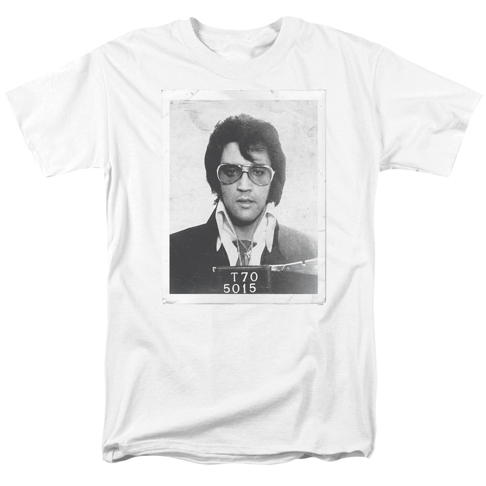 Elvis Presley - Framed - Short Sleeve Adult 18/1 - White T-shirt