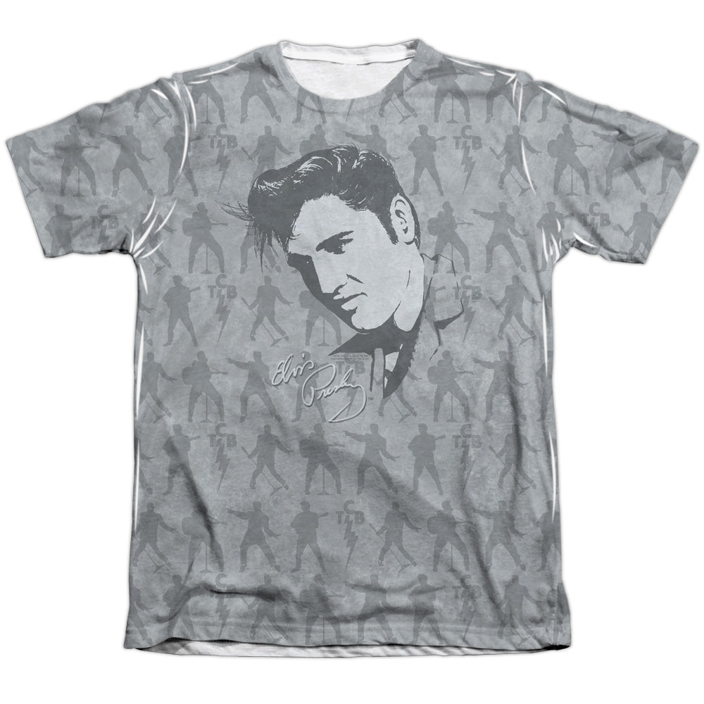 Elvis Presley - Down To Business - Adult 65/35 Poly/cotton Short Sleeve Tee - White T-shirt