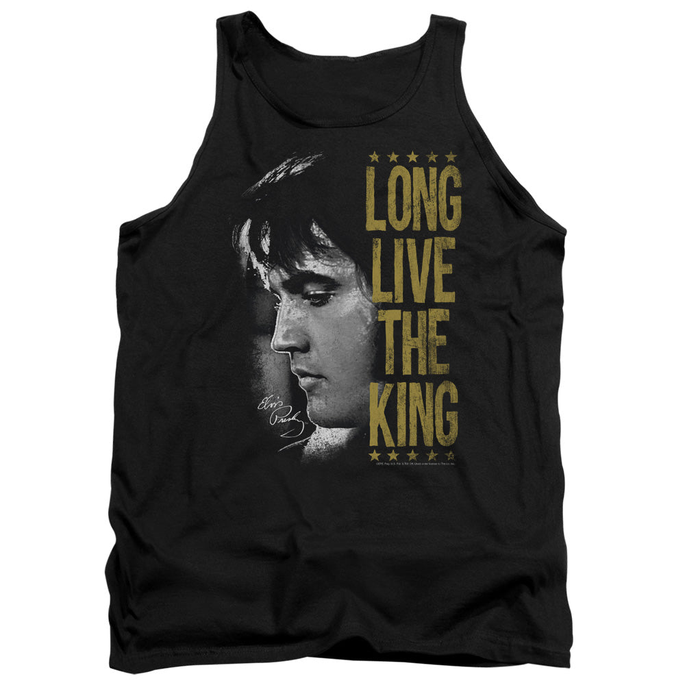 Elvis Presley - Long Live The King - Adult Tank - Black
