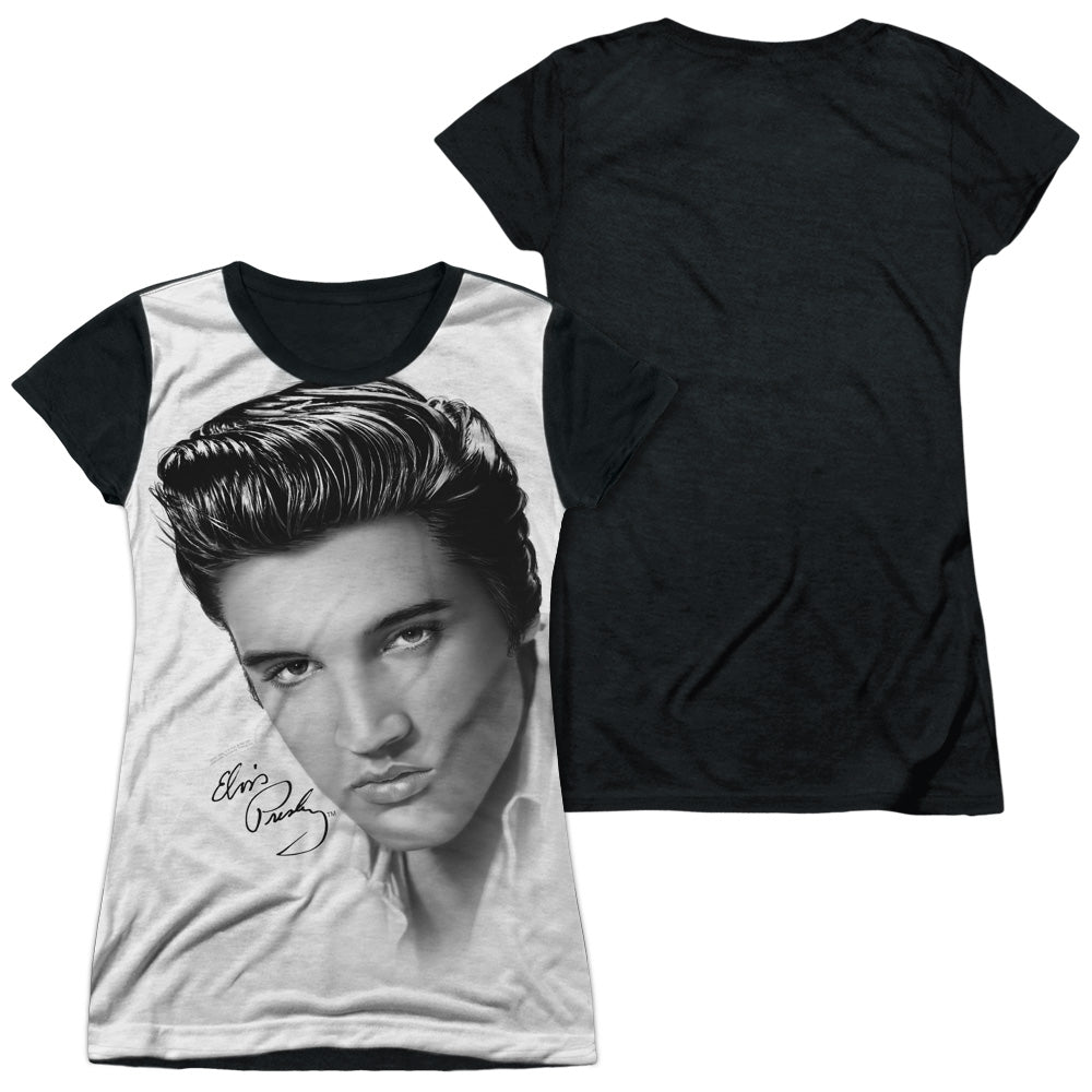 ELVIS PRESLEY STARE 2-S/S JUNIOR POLY T-Shirt