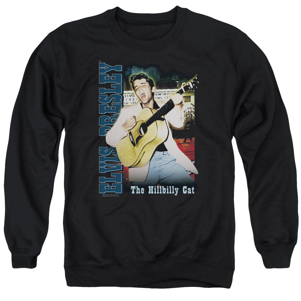 Elvis Presley Memphis - Adult Crewneck Sweatshirt - Black
