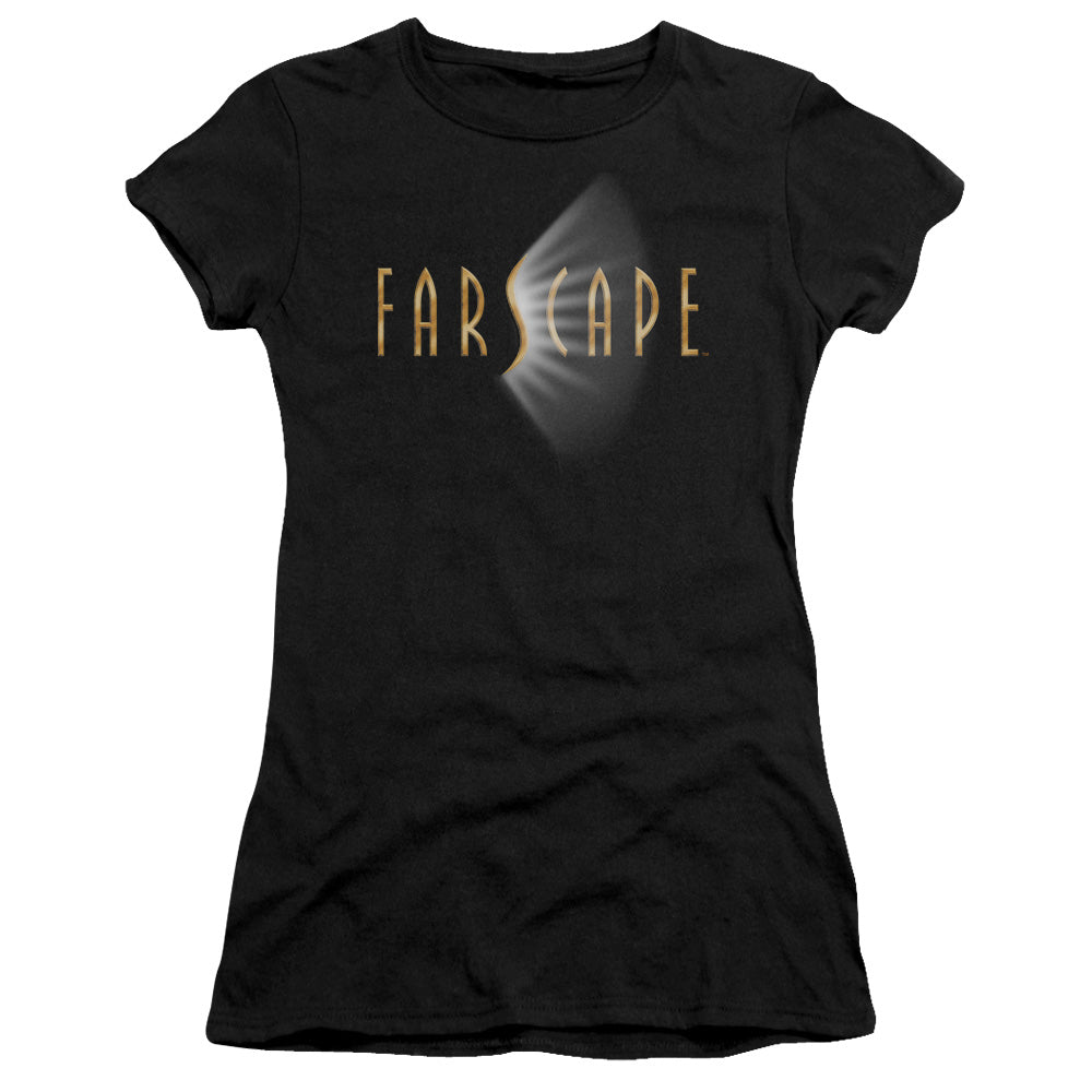 Farscape - Logo - Short Sleeve Junior Sheer - Black T-shirt