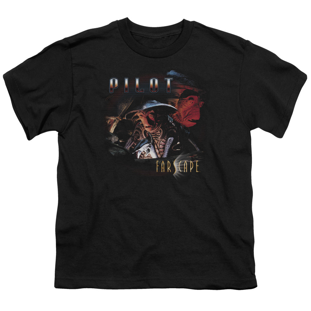 Farscape - Pilot - Short Sleeve Youth 18/1 - Black T-shirt