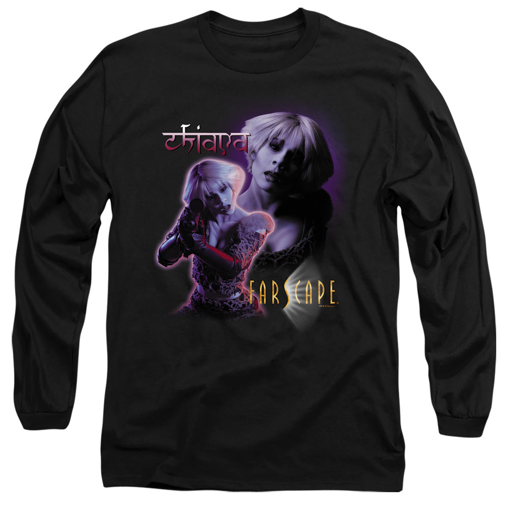 FARSCAPE CHIANA - L/S ADULT 18/1 - BLACK T-Shirt