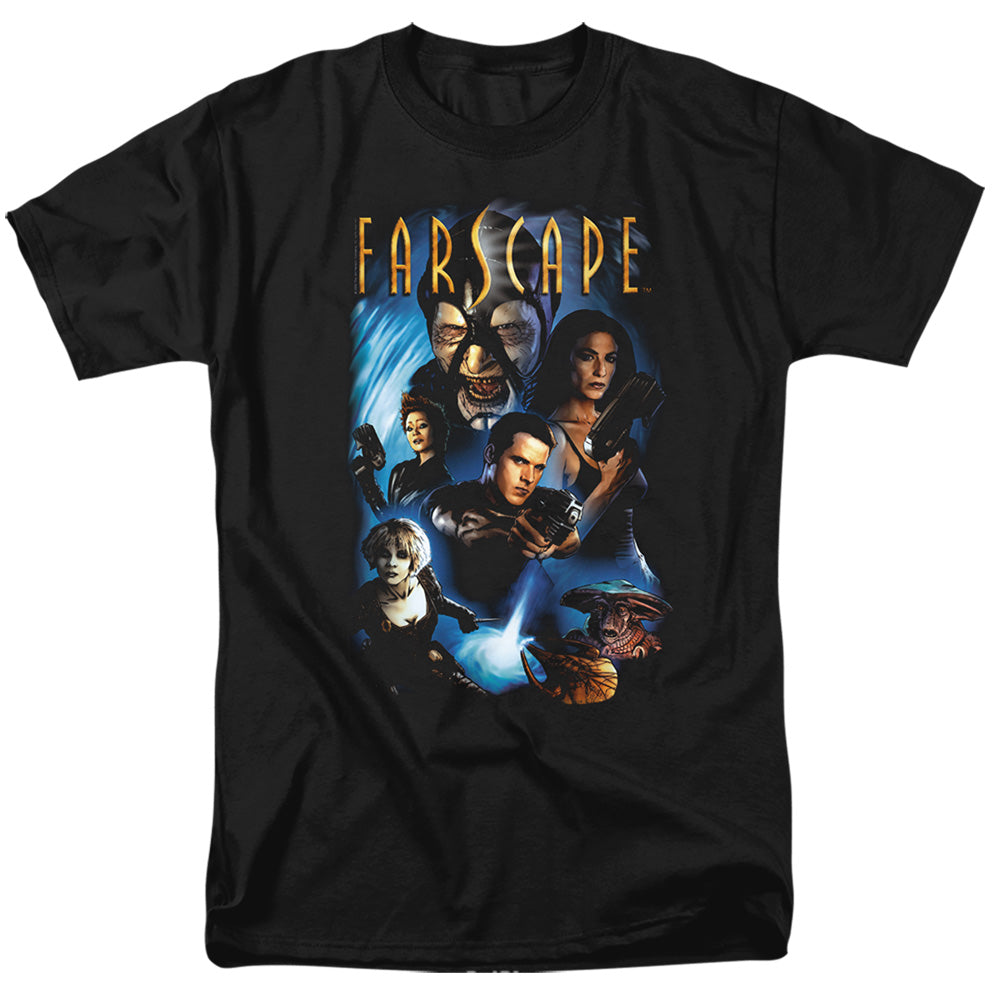 Farscape - Comic Cover - Short Sleeve Adult 18/1 - Black T-shirt