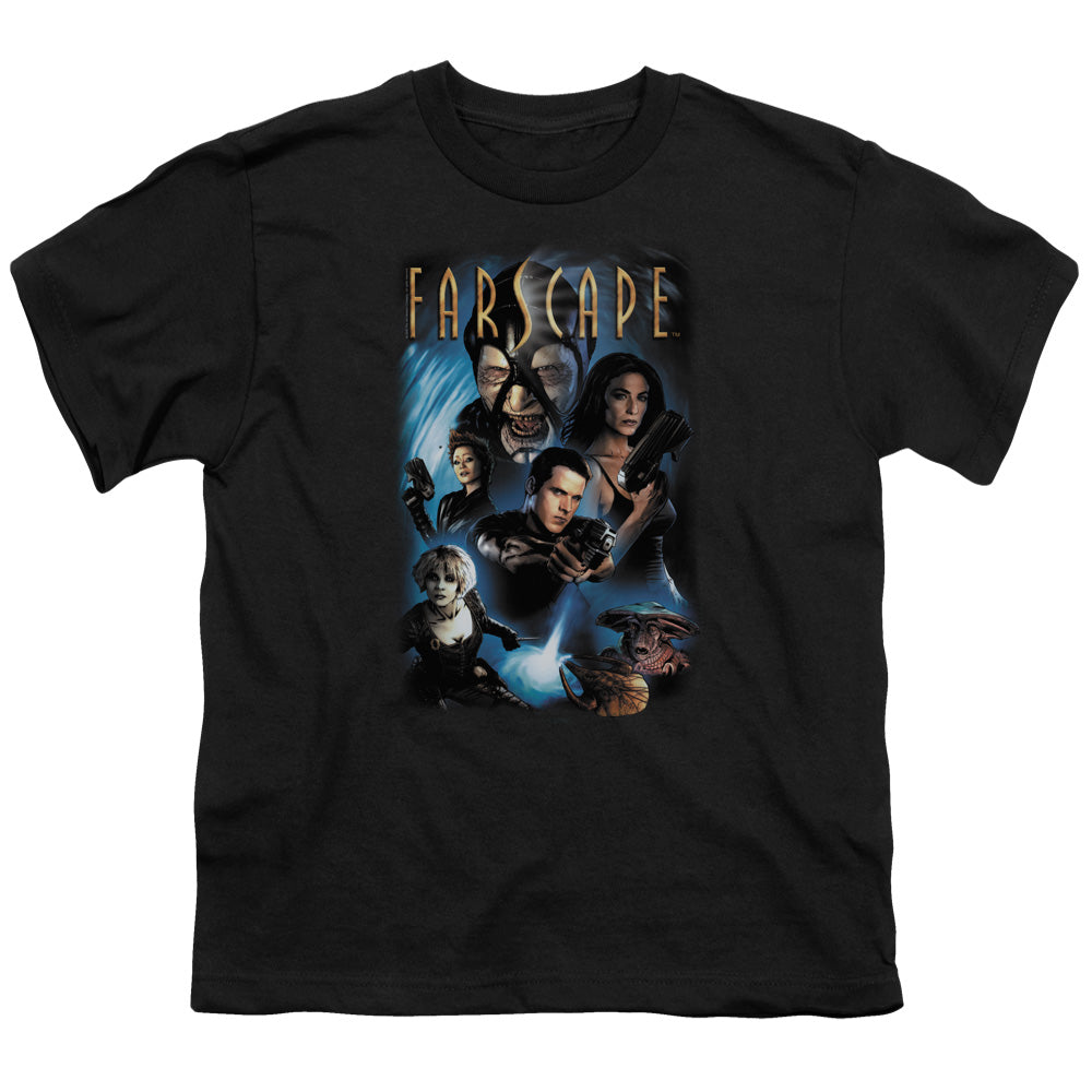 Farscape - Comic Cover - Short Sleeve Youth 18/1 - Black T-shirt