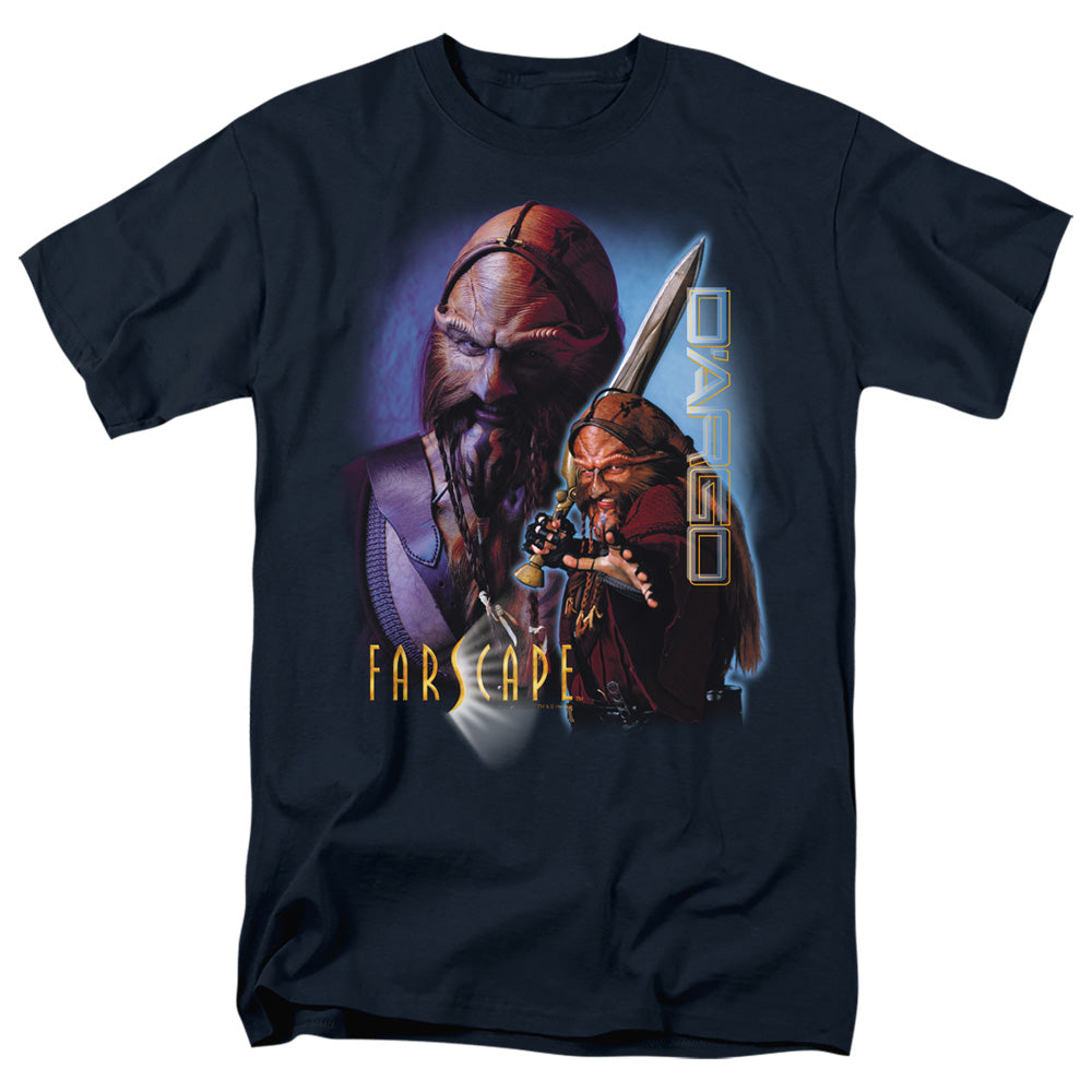 Farscape - Dargo - Short Sleeve Adult 18/1 - Navy T-shirt
