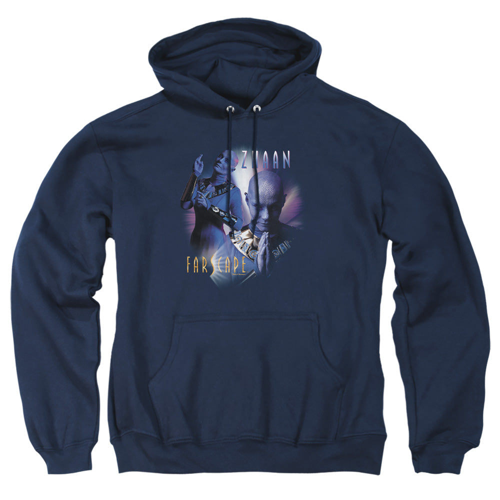 Farscape - Zhaan - Adult Pull-over Hoodie - Navy