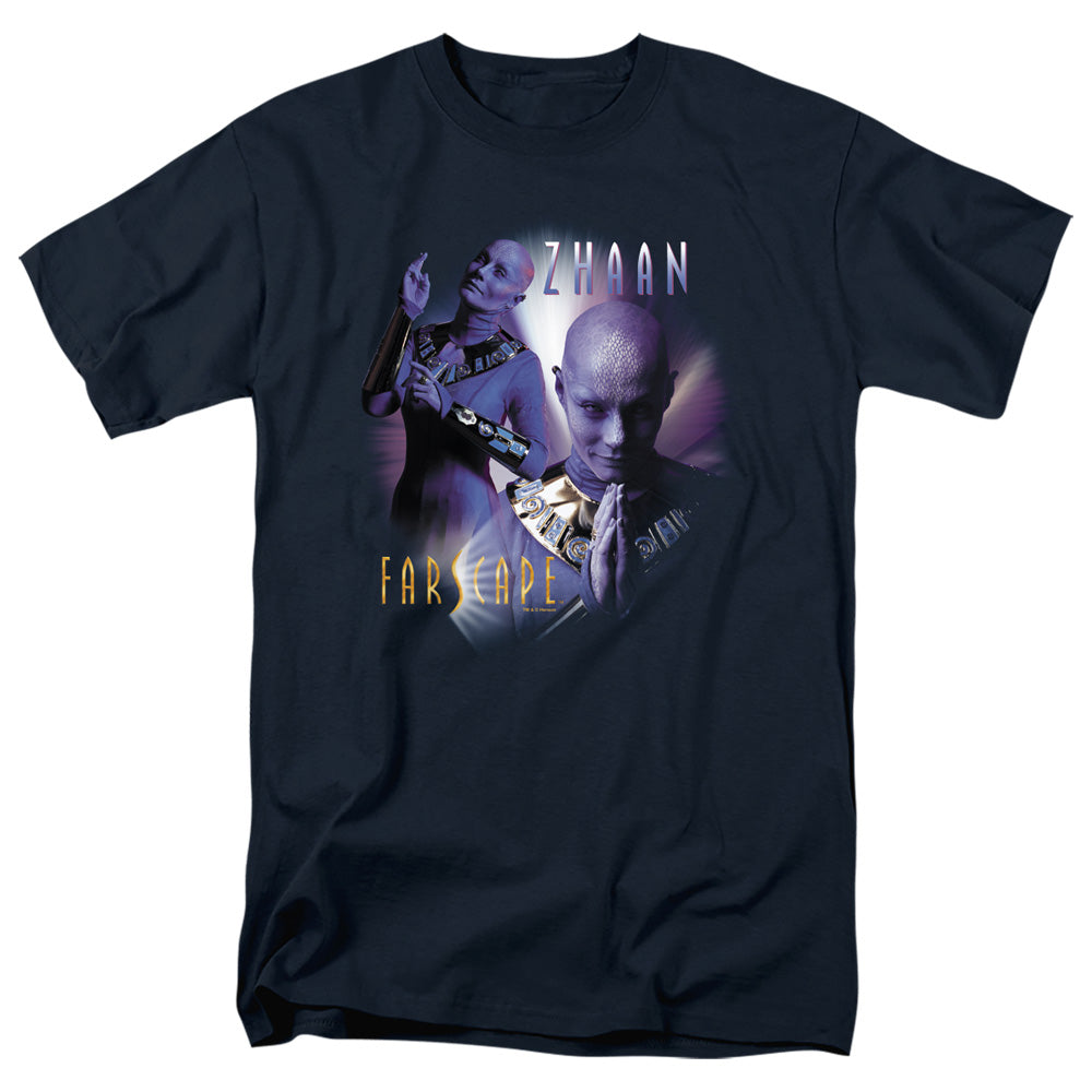 Farscape - Zhaan - Short Sleeve Adult 18/1 - Navy T-shirt