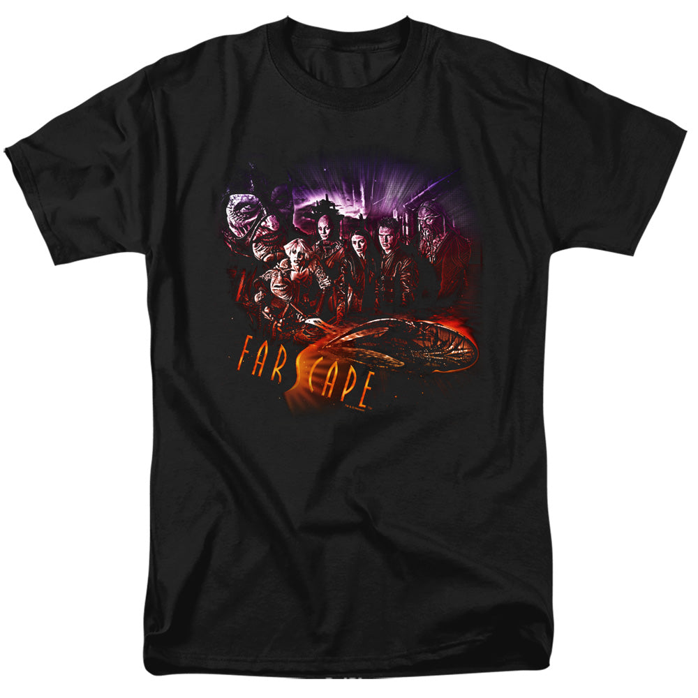 Farscape - Graphic Collage - Short Sleeve Adult 18/1 - Black T-shirt