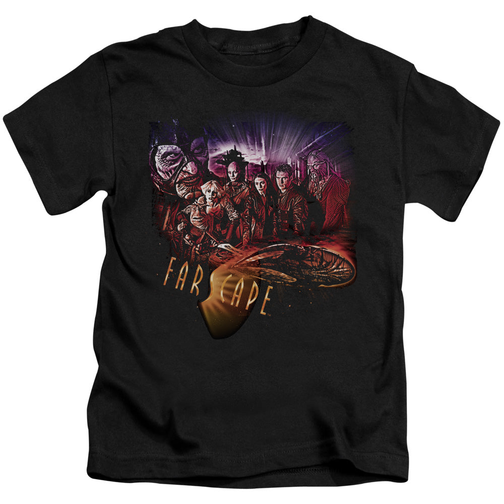 FARSCAPE GRAPHIC COLLAGE - S/S JUVENILE 18/1 - BLACK - T-Shirt