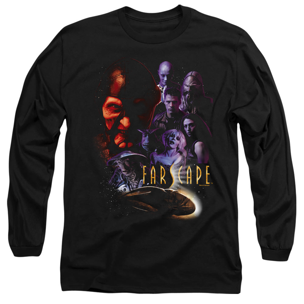 Farscape - Criminally Epic - Long Sleeve Adult 18/1 - Black T-shirt