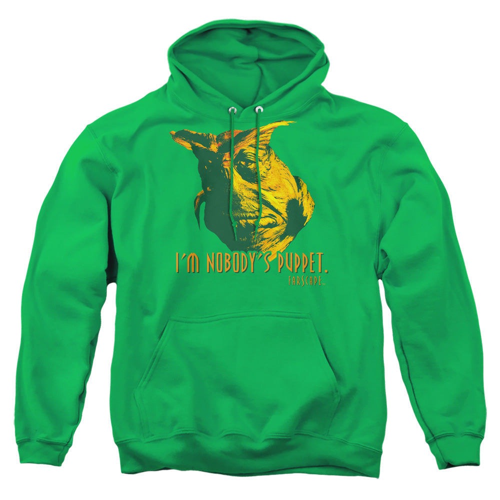 Farscape - Nobodys Puppet - Adult Pull-over Hoodie - Kelly Green