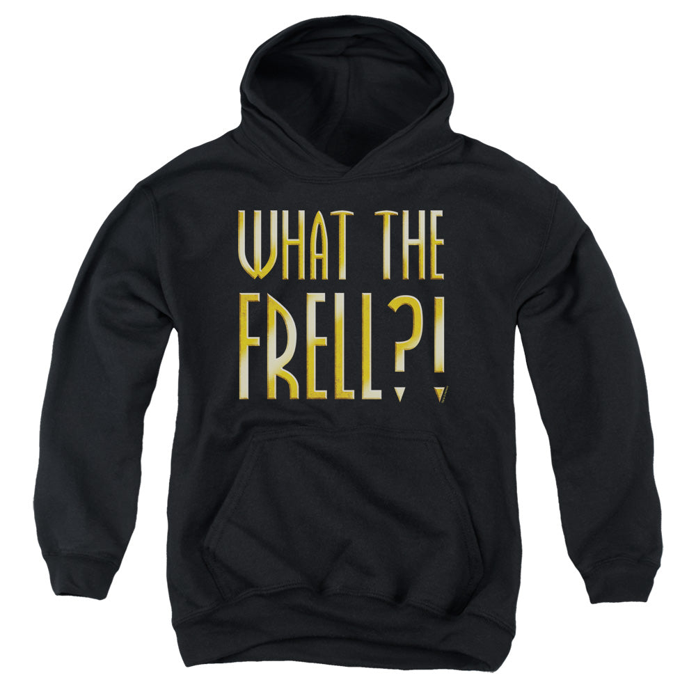 Farscape - What The Frell - Youth Pull-over Hoodie - Black