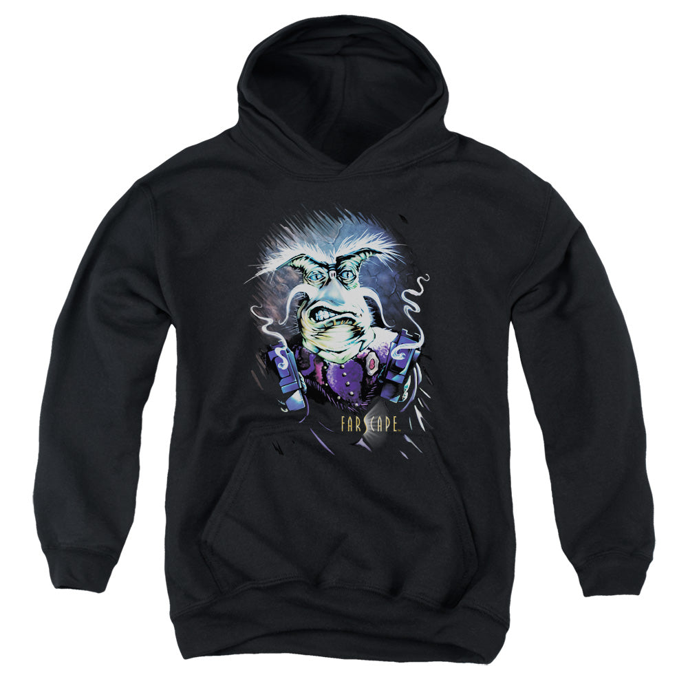 Farscape Rygel Smoking Guns-youth Pull-over Hoodie - Black