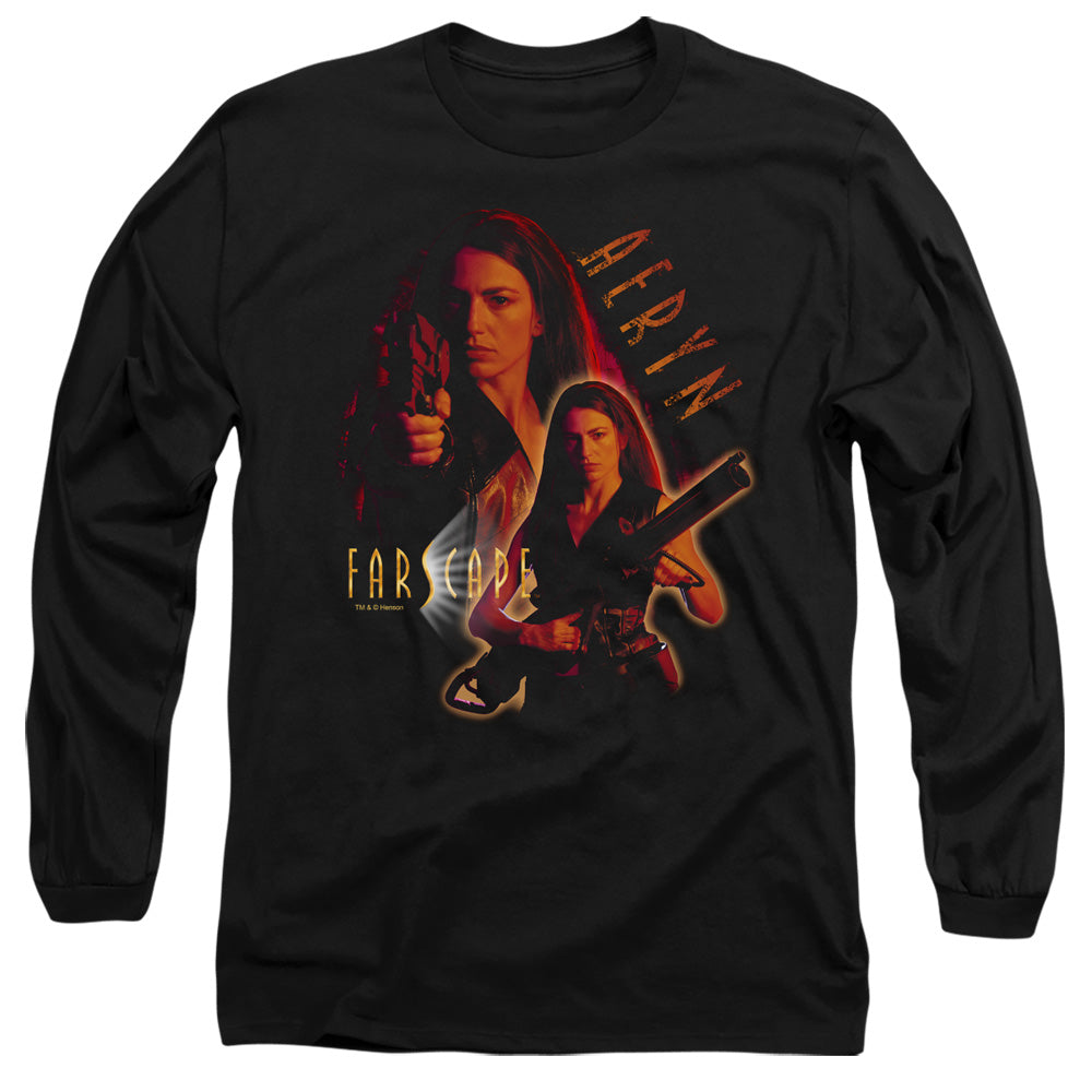 Farscape - Aeryn - Long Sleeve Adult 18/1 - Black T-shirt