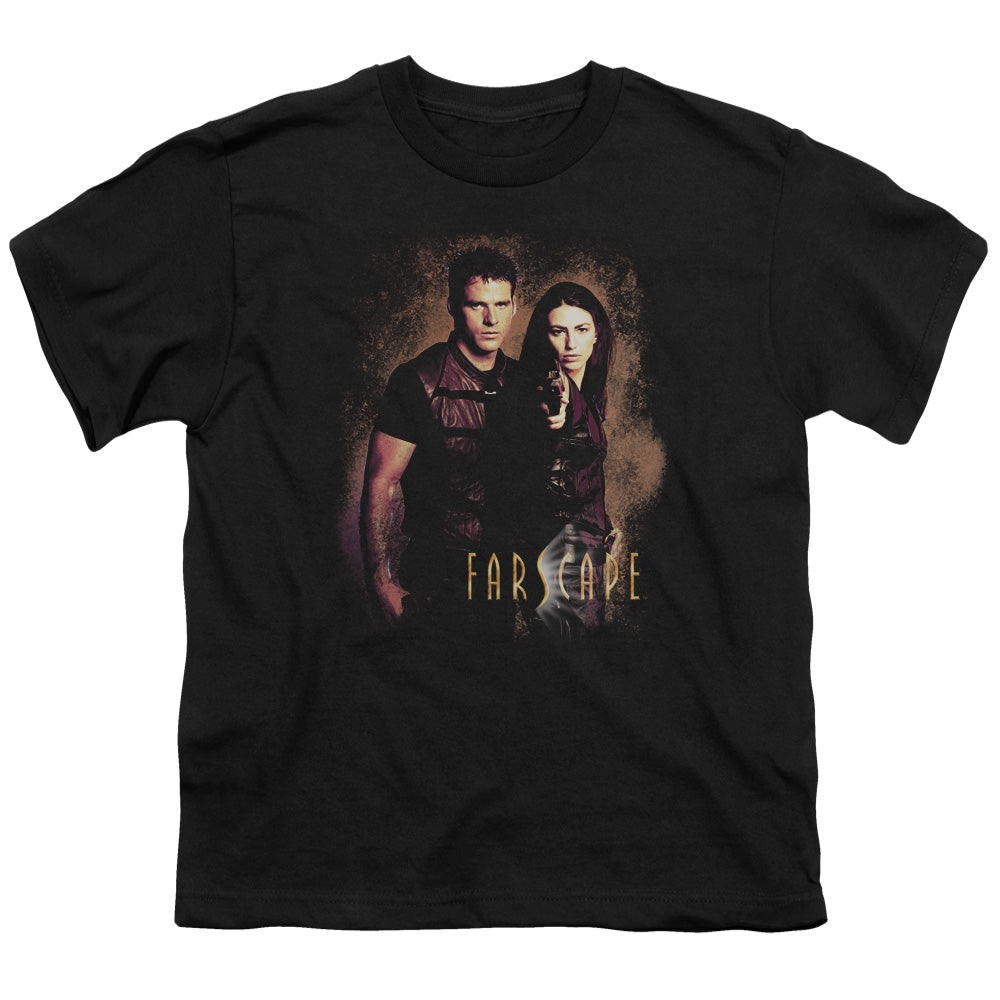 Farscape - Wanted - Short Sleeve Youth 18/1 - Black T-shirt