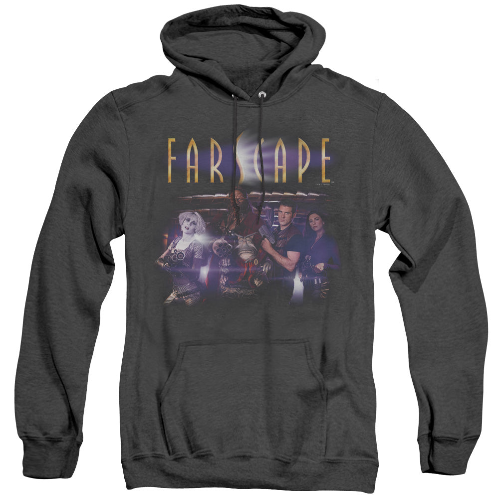 Farscape - Flarescape - Adult Heather Hoodie - Black