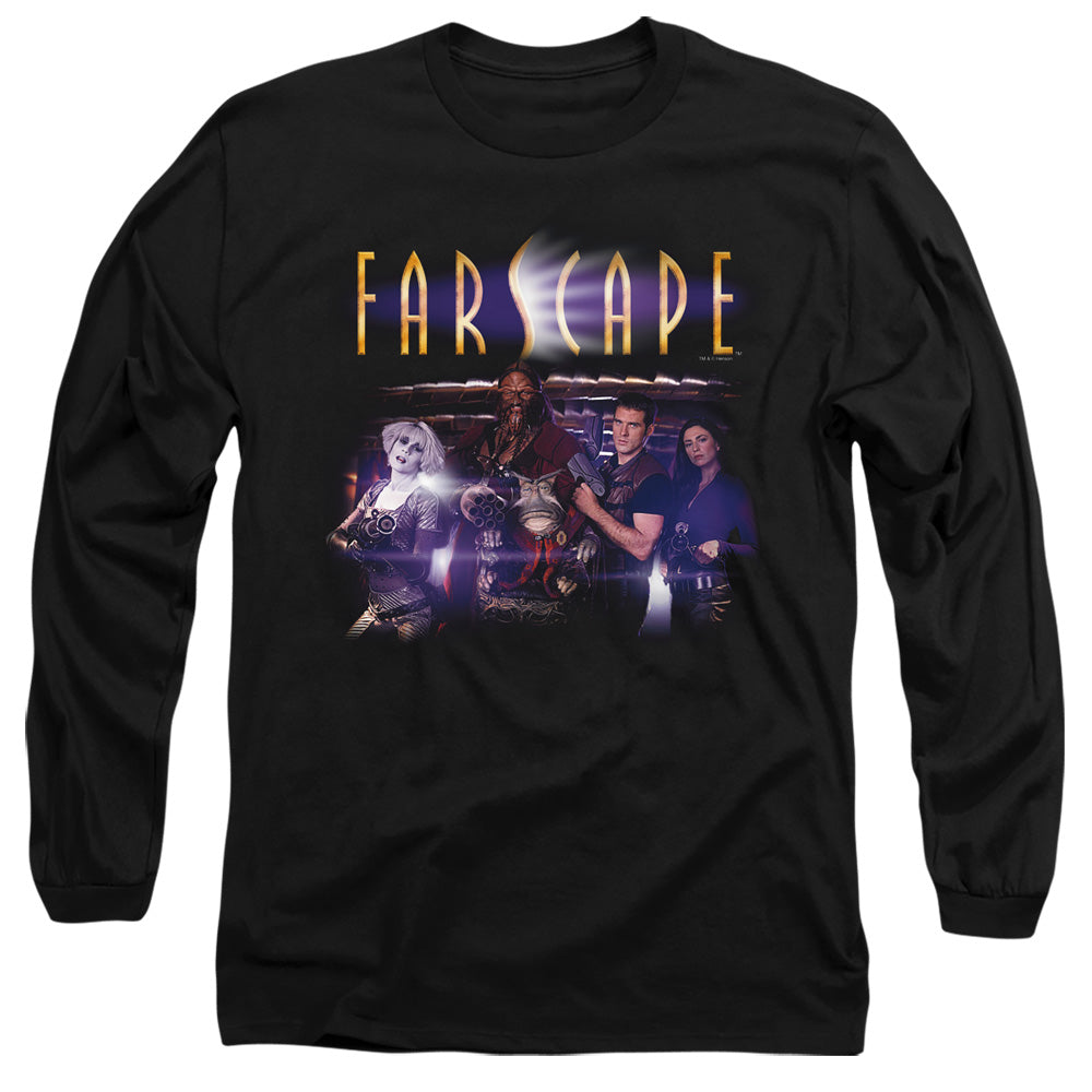 Farscape - Flarescape - Long Sleeve Adult 18/1 - Black T-shirt