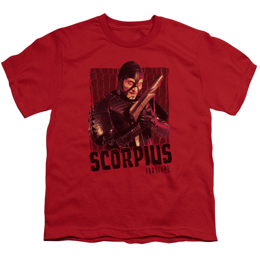 Farscape - Scorpius - Short Sleeve Youth 18/1 - Red T-shirt