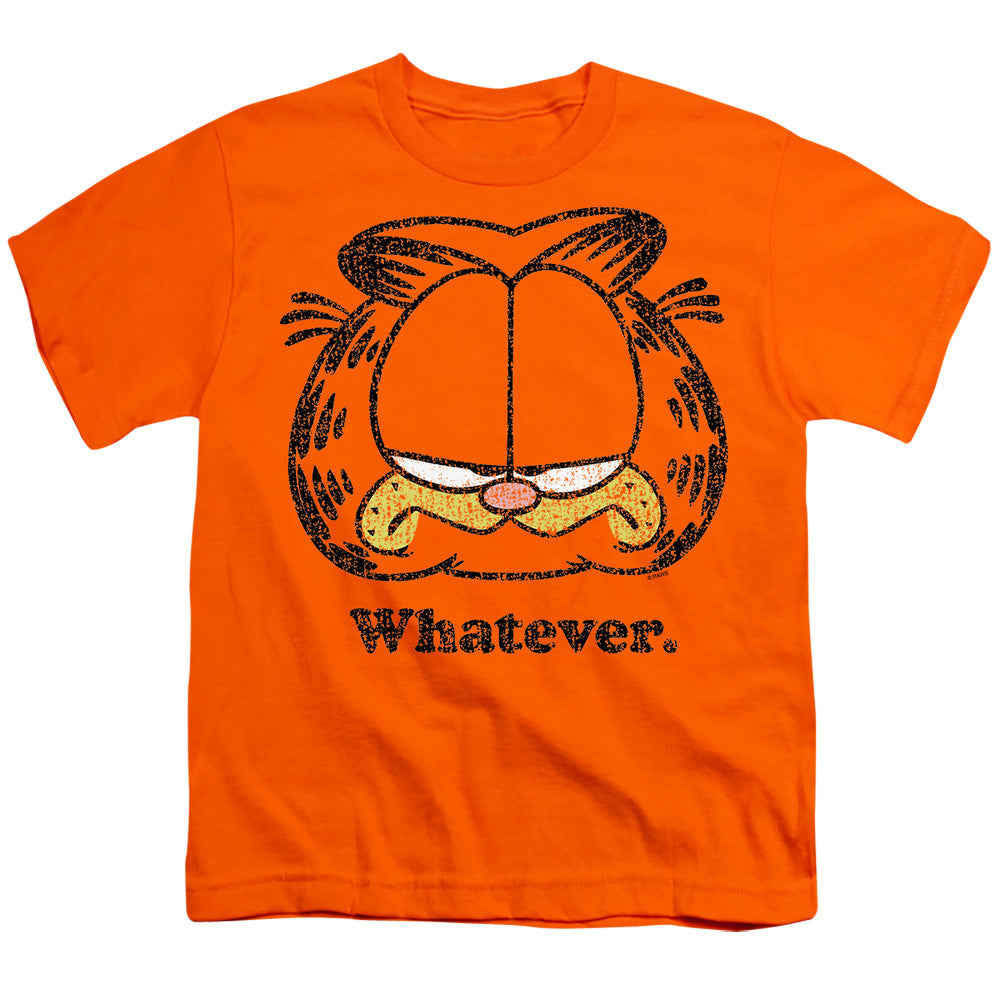 Garfield - Whatever - Short Sleeve Youth 18/1 - Orange T-shirt