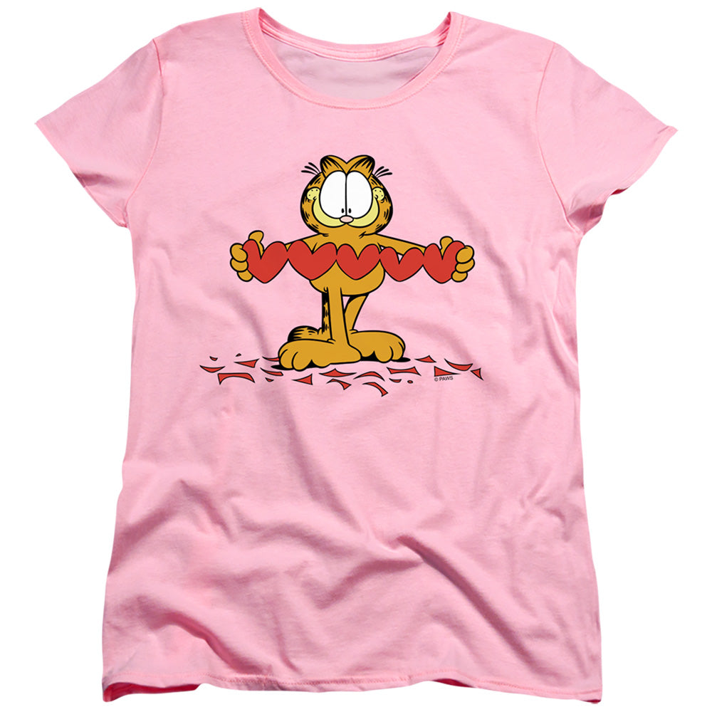 Garfield - Sweetheart - Short Sleeve Womens Tee - Pink T-shirt