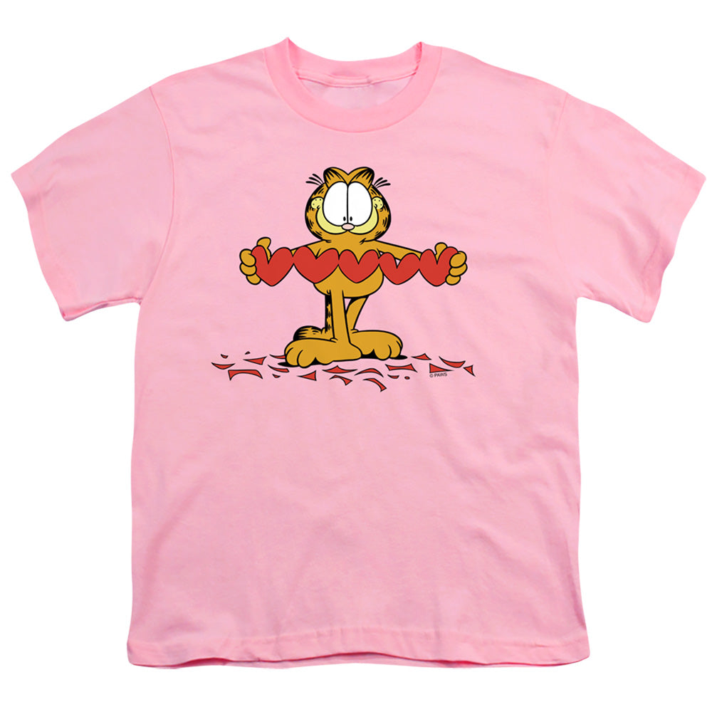 Garfield - Sweetheart - Short Sleeve Youth 18/1 - Pink T-shirt