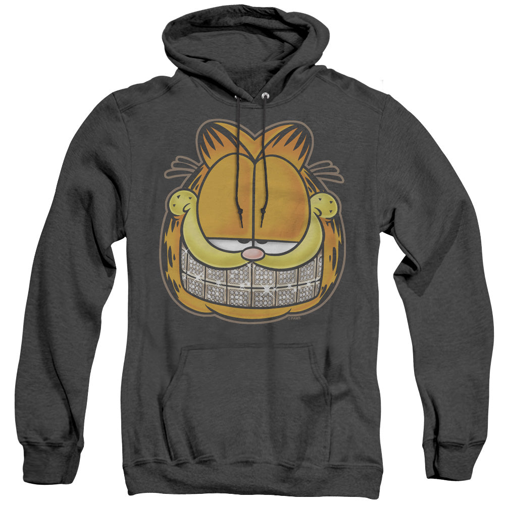 Garfield - Nice Grill - Adult Heather Hoodie - Black