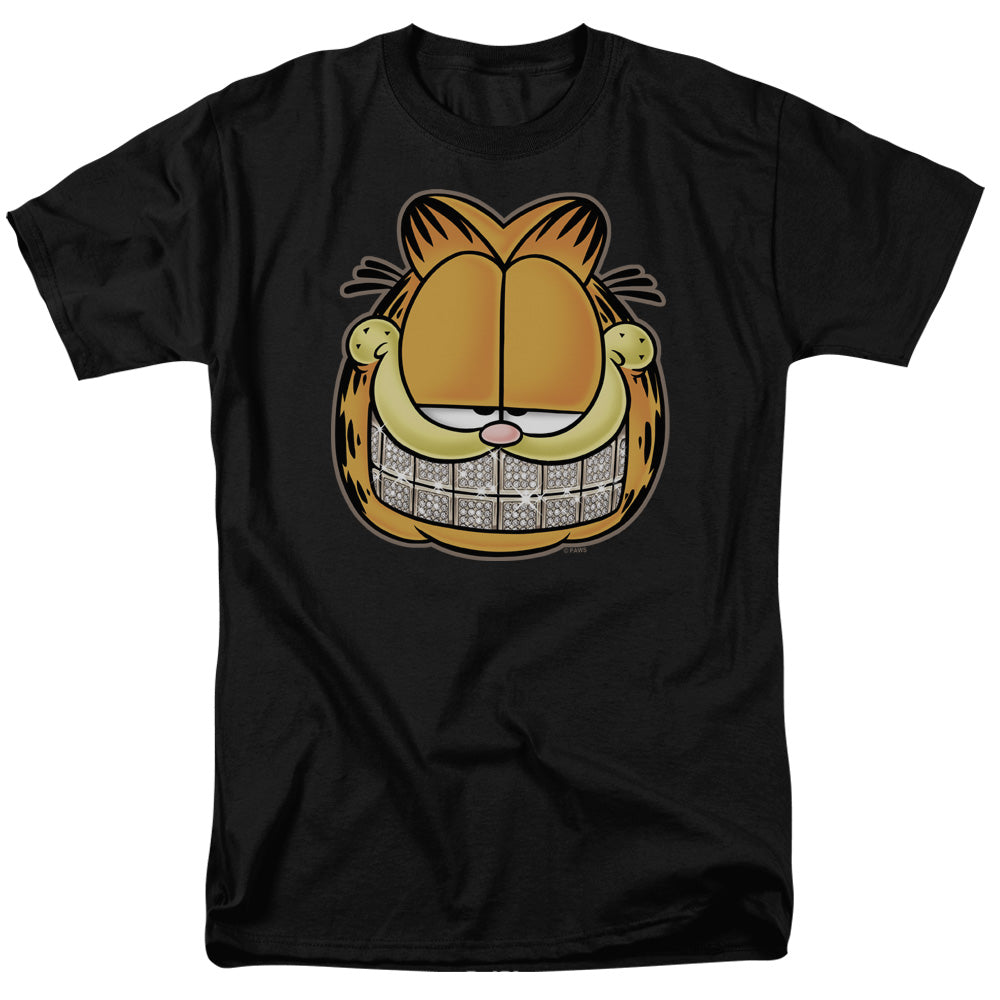 Garfield - Nice Grill - Short Sleeve Adult 18/1 - Black T-shirt