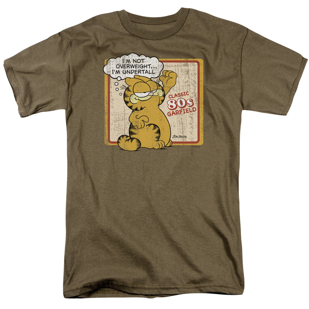 Garfield - Undertall - Short Sleeve Adult 18/1 - Safari Green T-shirt