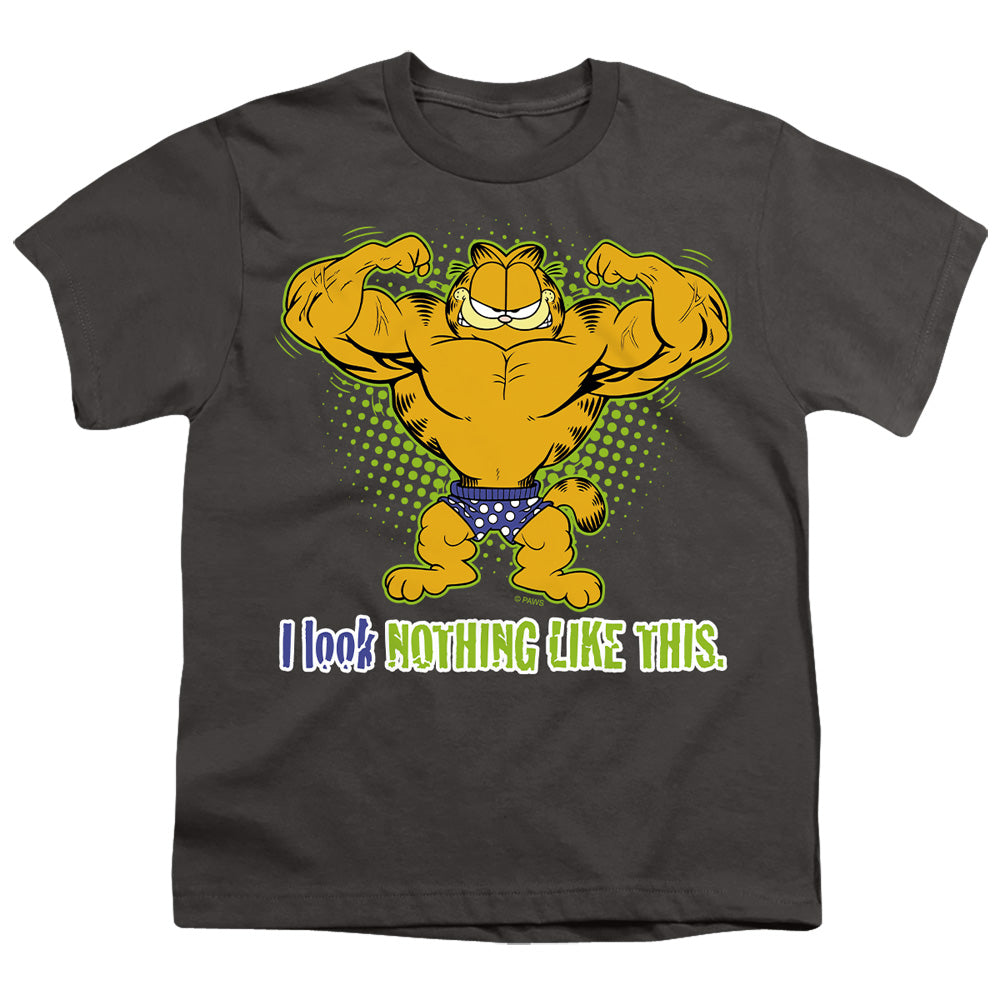 Garfield - Nothing Like This - Short Sleeve Youth 18/1 - Charcoal T-shirt