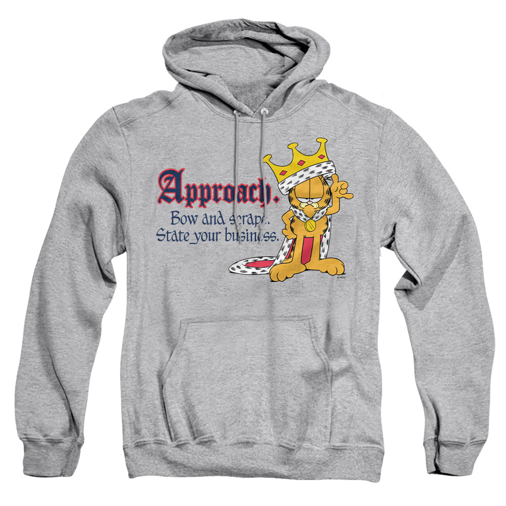 Garfield - State Your Business - Adult Pull-over Hoodie - Athletic Heather