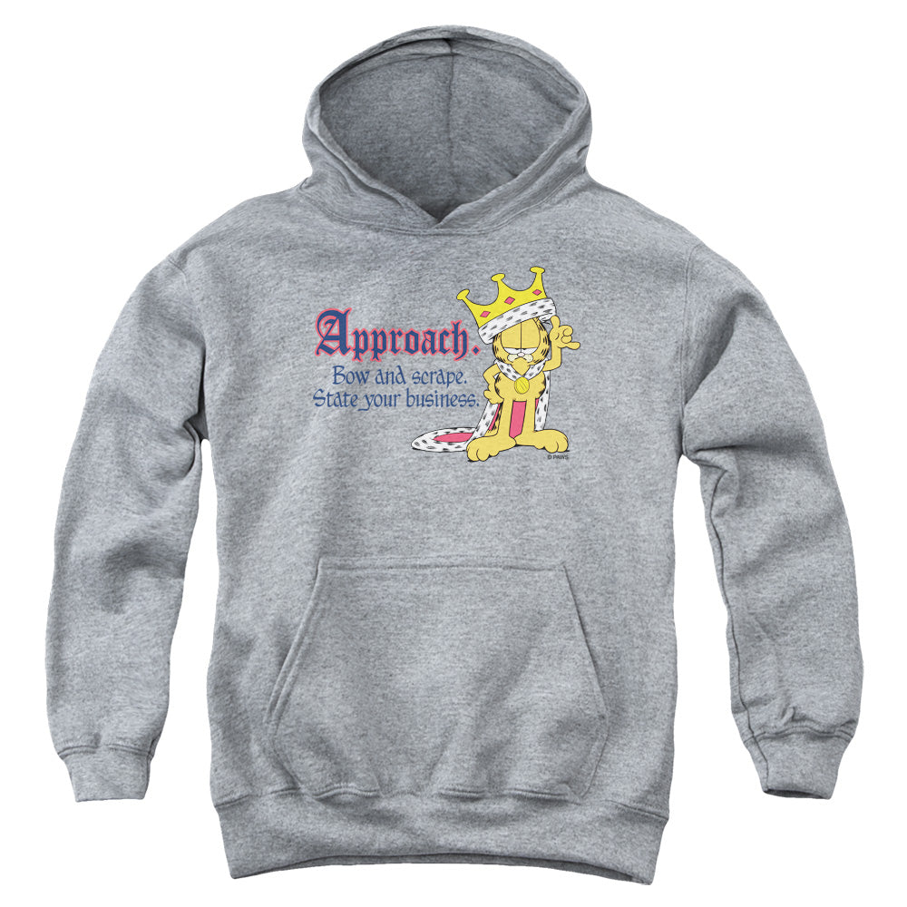 Garfield - State Your Business - Youth Pull-over Hoodie - Heather