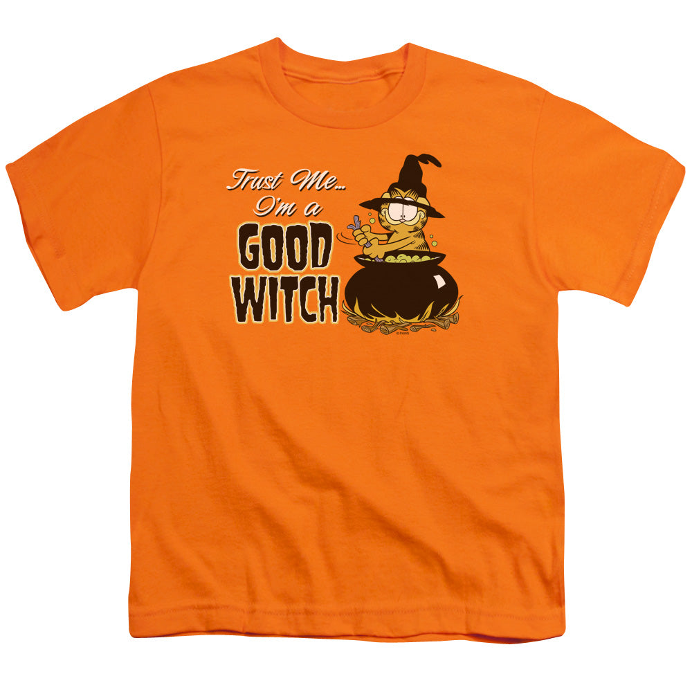 Garfield - Trust Me - Short Sleeve Youth 18/1 - Orange T-shirt