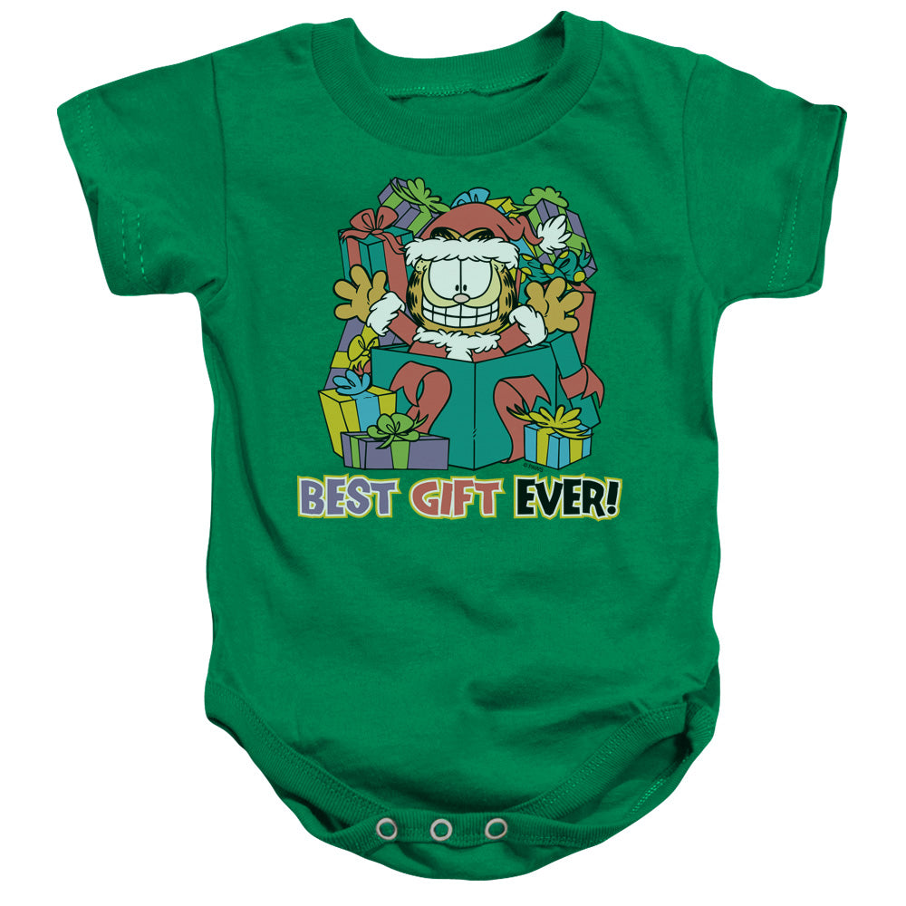 Garfield - Best Gift Ever-infant Snapsuit - Kelly Green