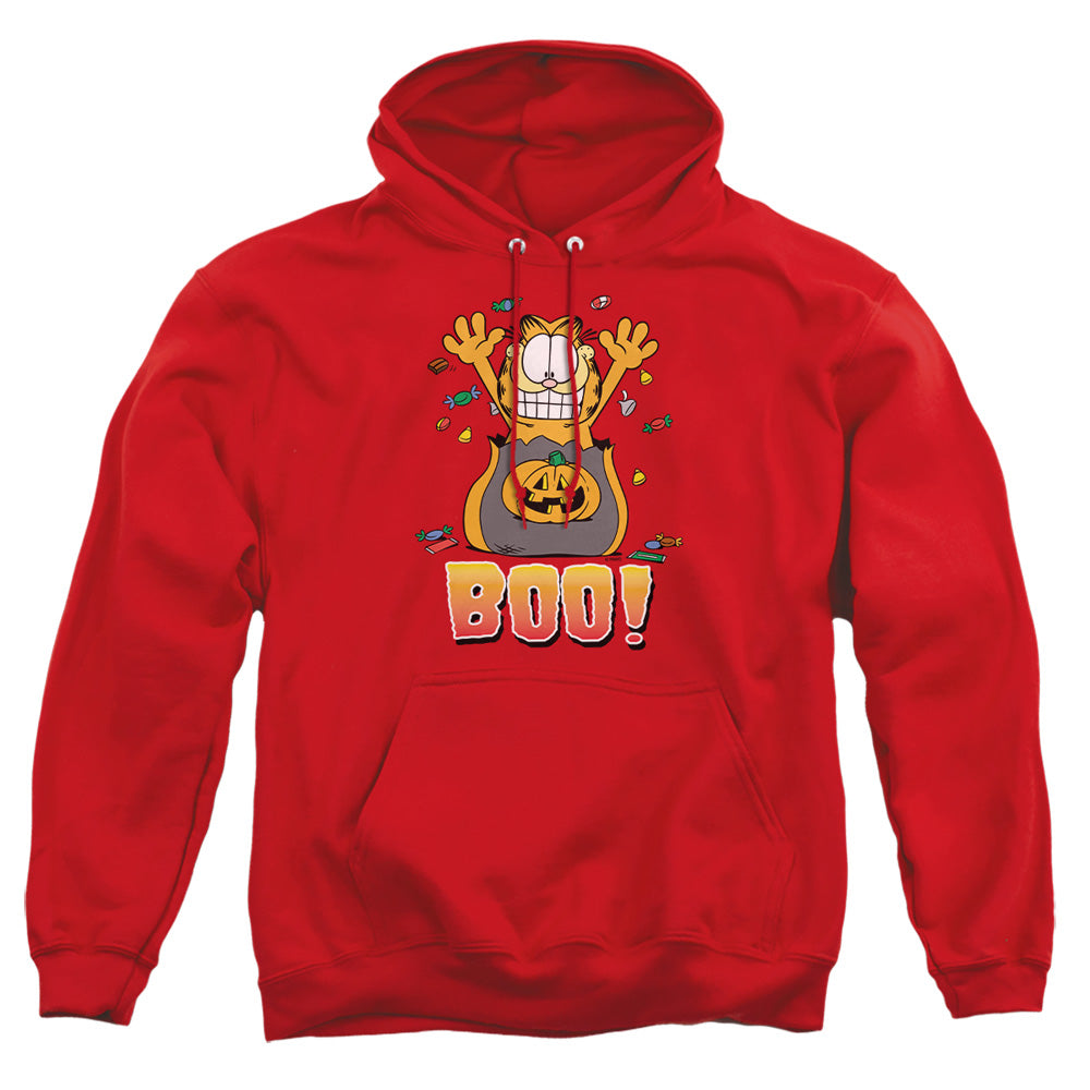 Garfield - Boo! - Adult Pull-over Hoodie - Red