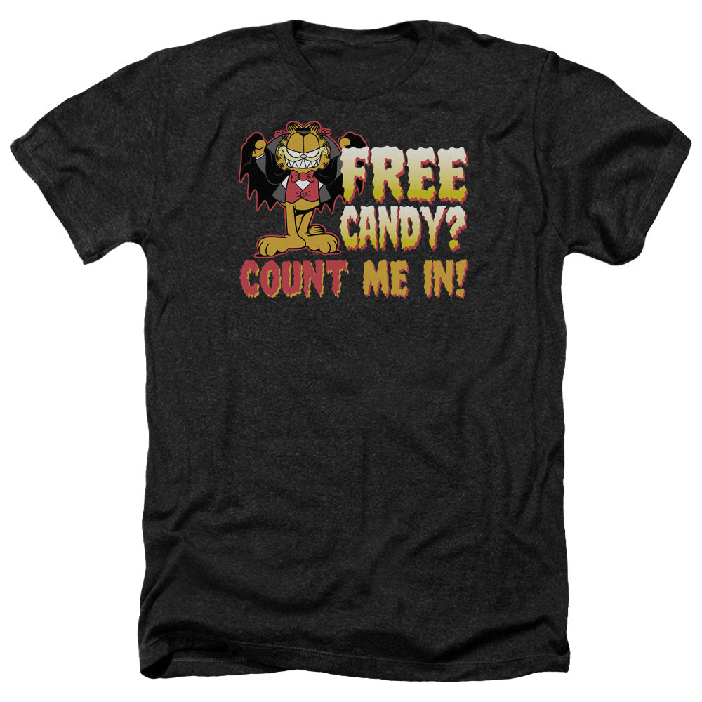 Garfield - Count Me In - Adult Heather-black