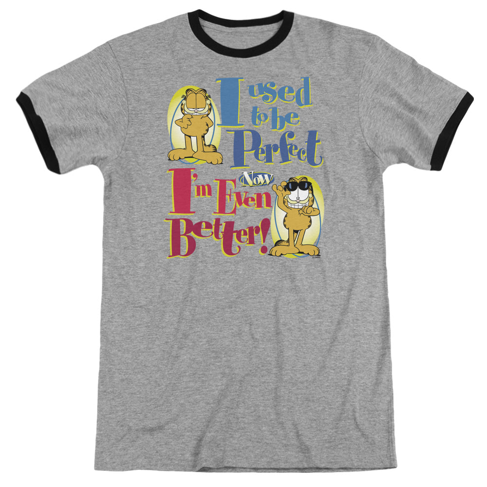 Garfield - Even Better - Adult Ringer - Heather/black