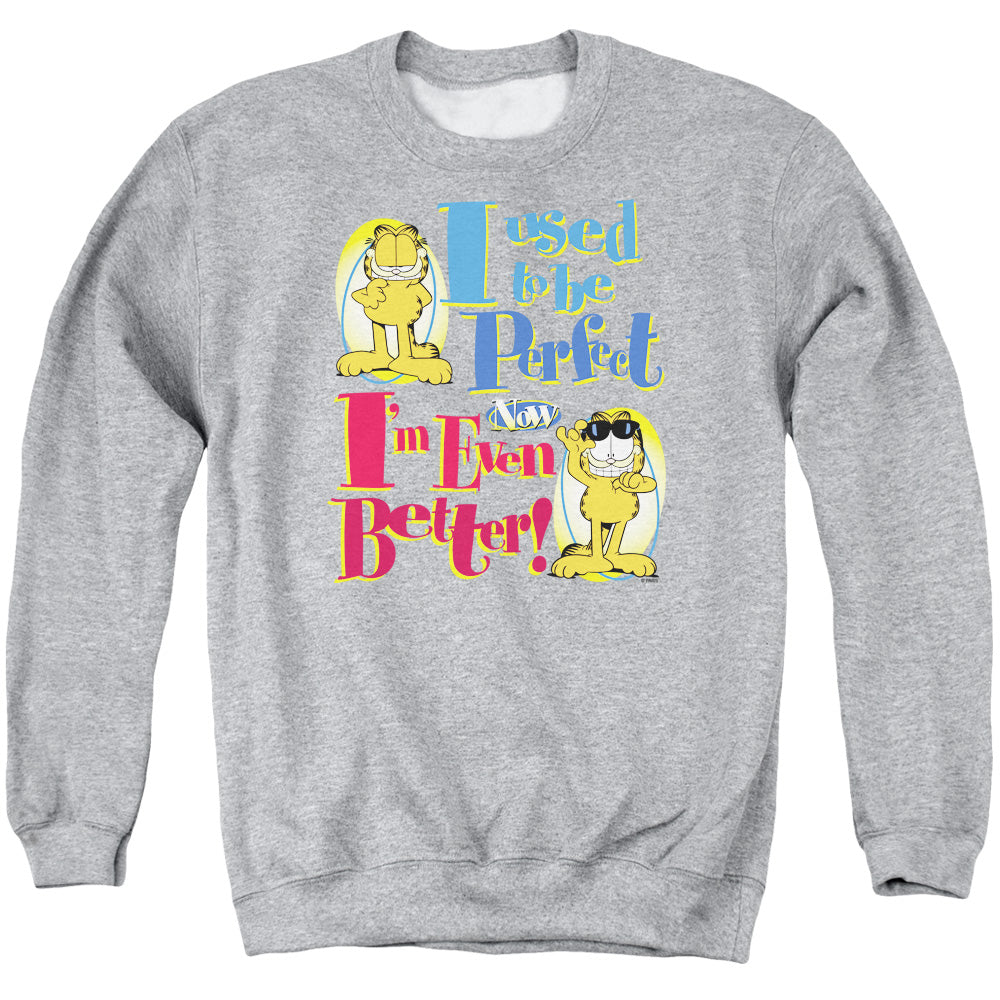 Garfield - Even Better - Adult Crewneck Sweatshirt - Athletic Heather