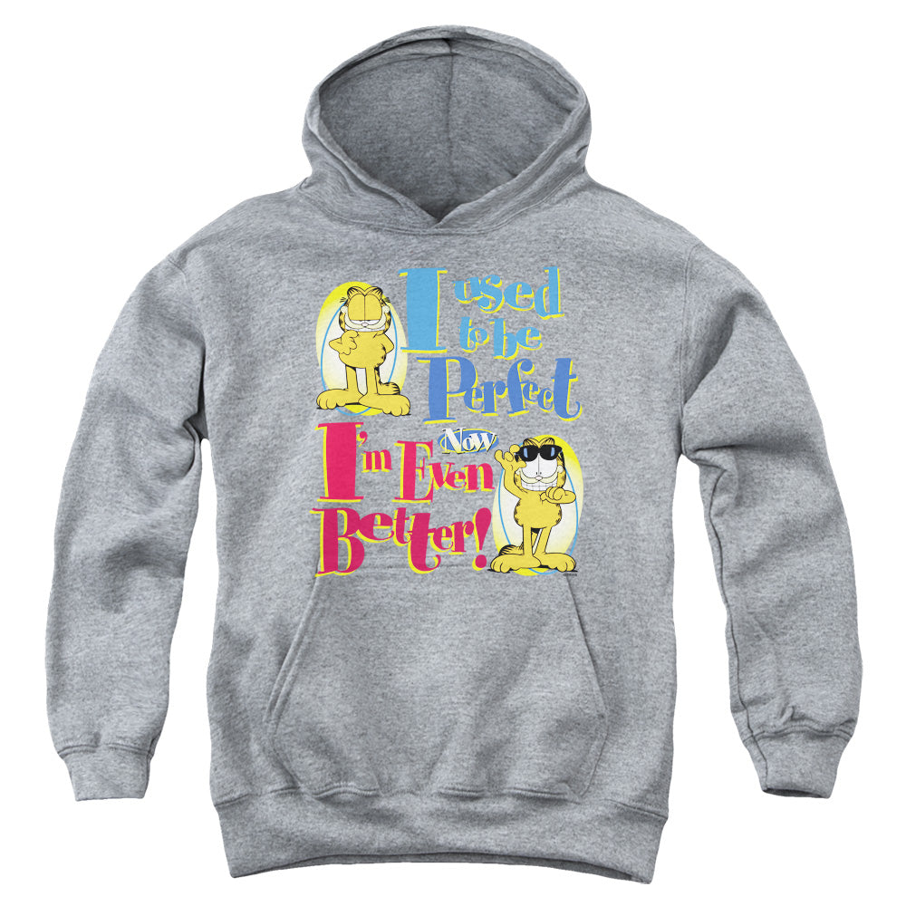 Garfield - Even Better - Youth Pull-over Hoodie - Heather