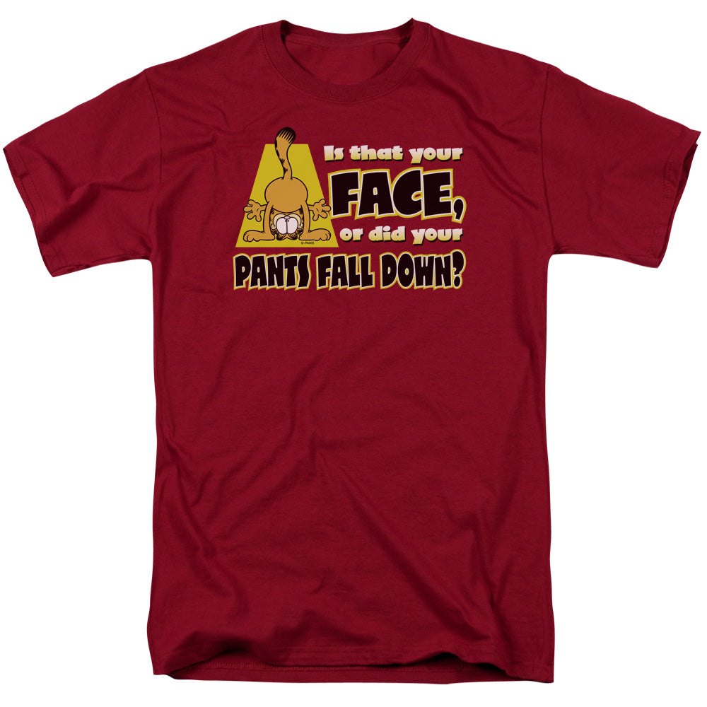 Garfield - Attractive - Short Sleeve Adult 18/1 - Cardinal T-shirt