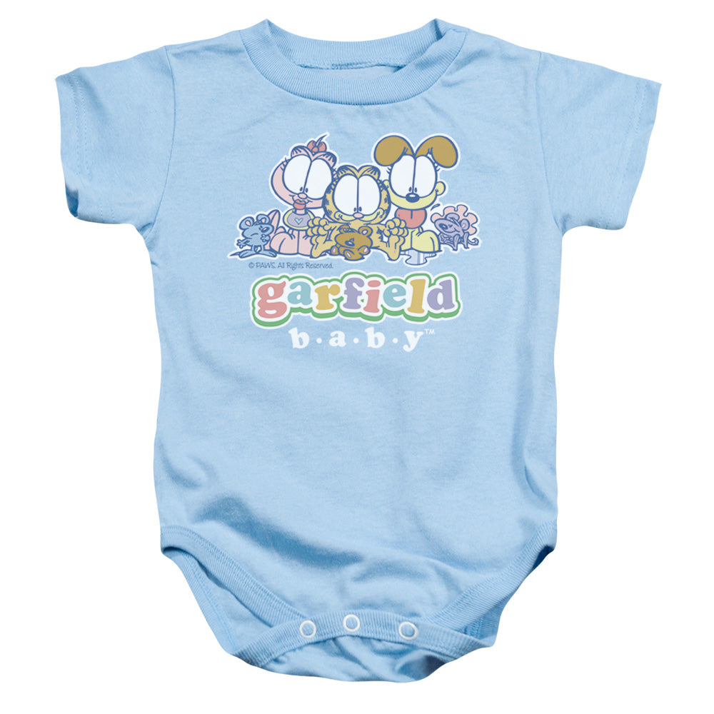 Garfield Baby Gang - Infant Snapsuit - Light Blue - Sm