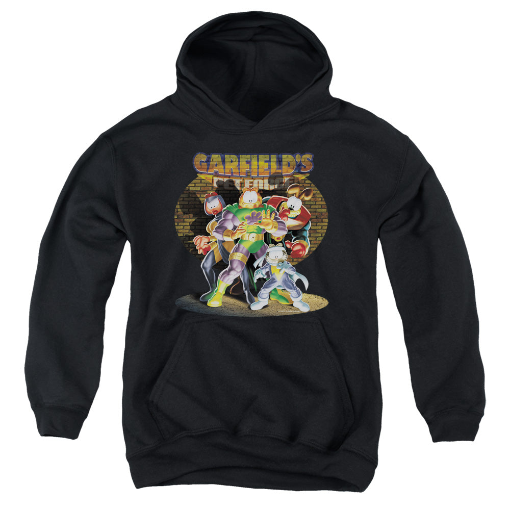 Garfield - Spotlight - Youth Pull-over Hoodie - Black