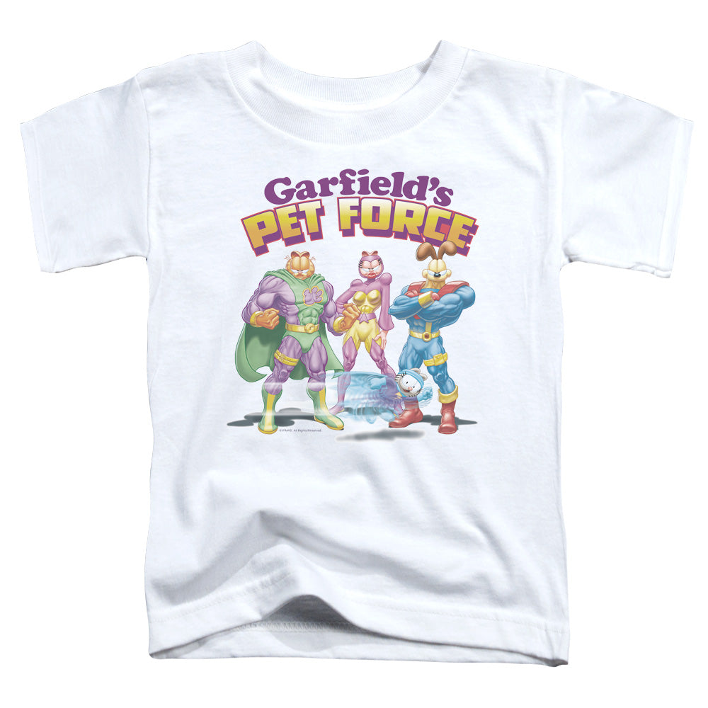 Garfield - Heroes Await - Short Sleeve Toddler Tee - White T-shirt