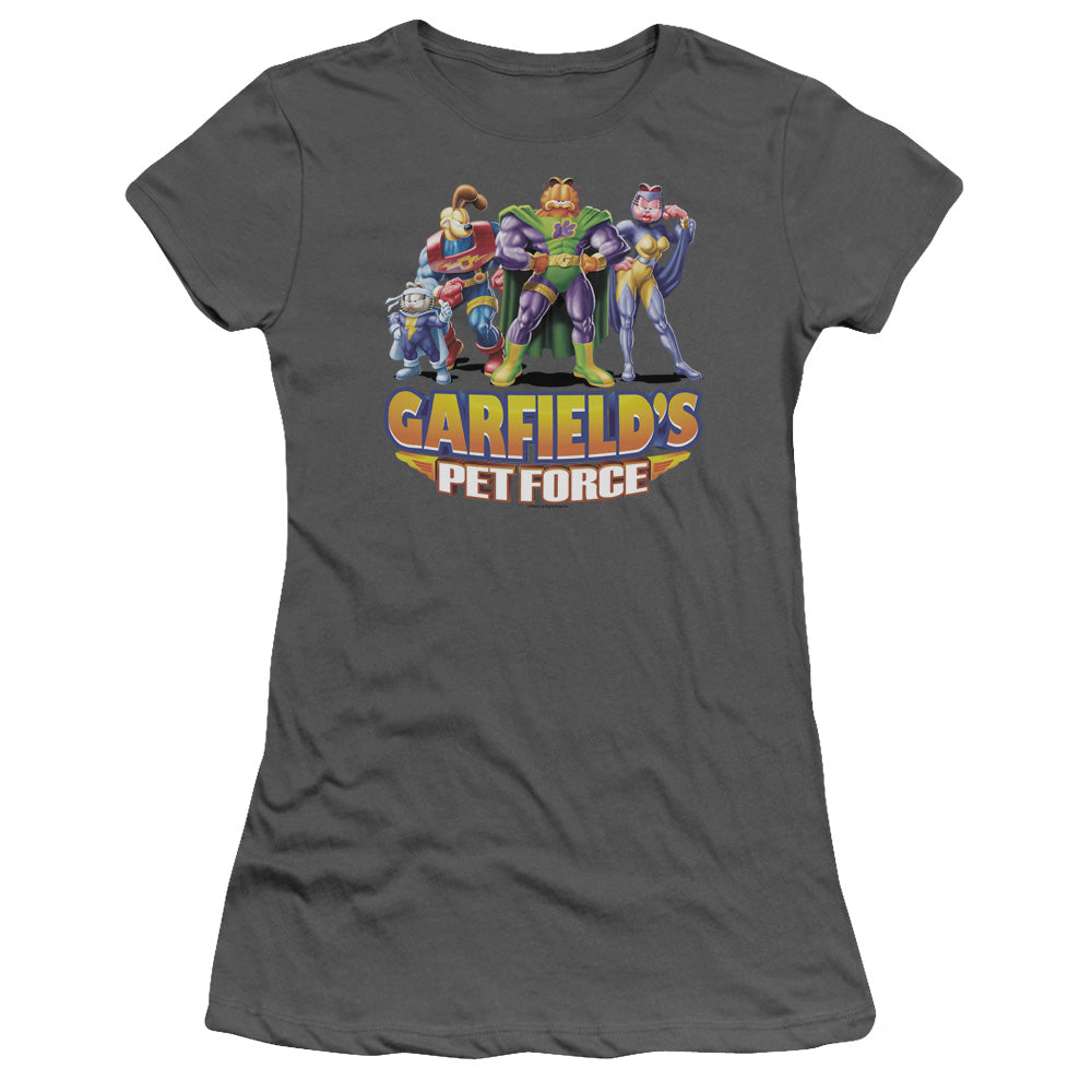 Garfield - Beyond - Short Sleeve Junior Sheer - Charcoal T-shirt