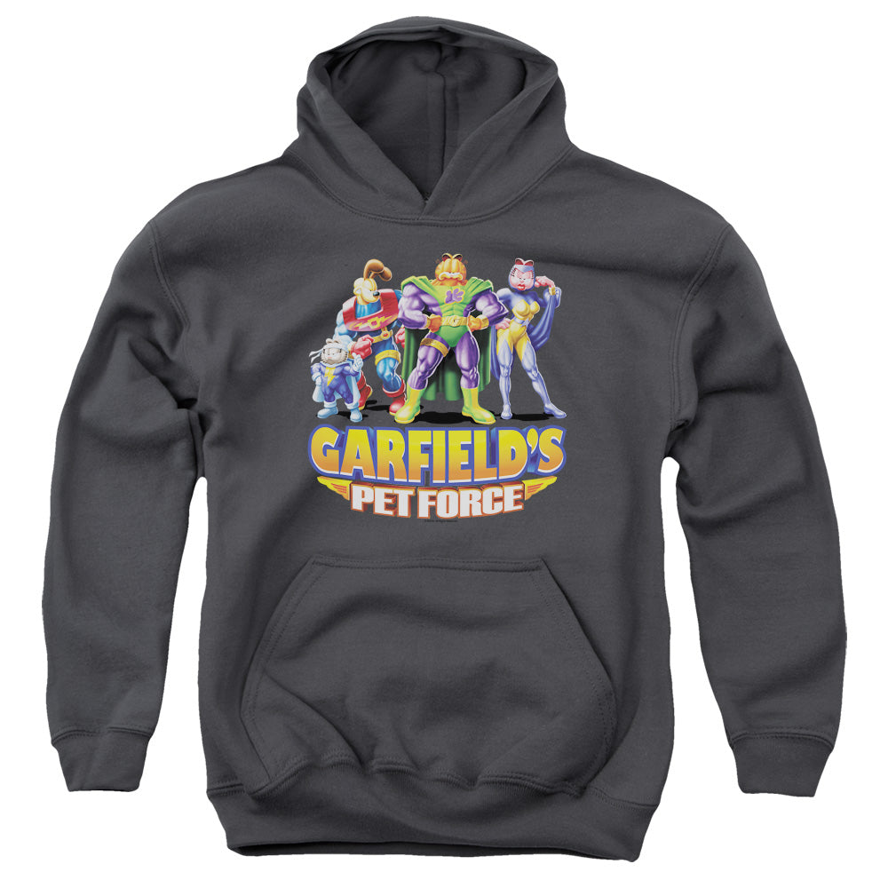Garfield - Beyond - Youth Pull-over Hoodie - Charcoal