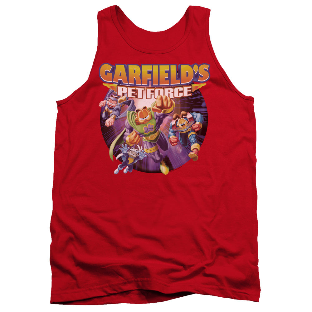 Garfield - Pet Force Four - Adult Tank - Red
