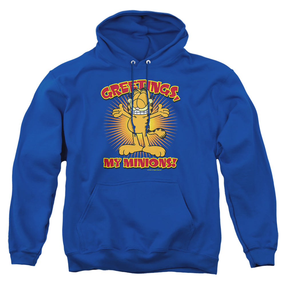 Garfield - Minions - Adult Pull-over Hoodie - Royal Blue